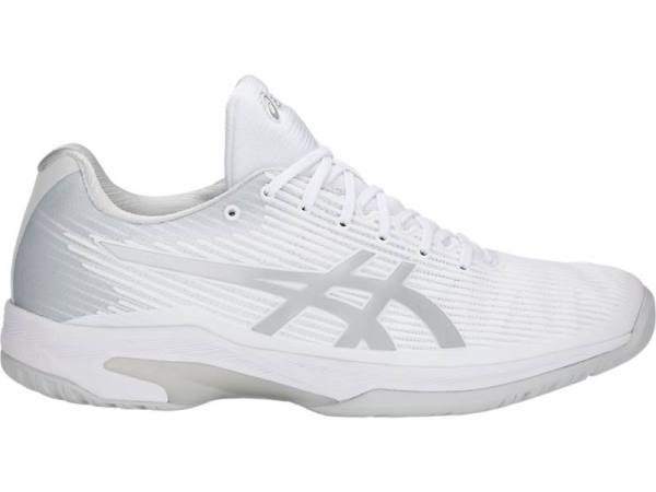 Asics Tennisschoenen Heren, SOLUTION SPEED FF Wit/Zilver - Asics Brussel | B4206381-PD